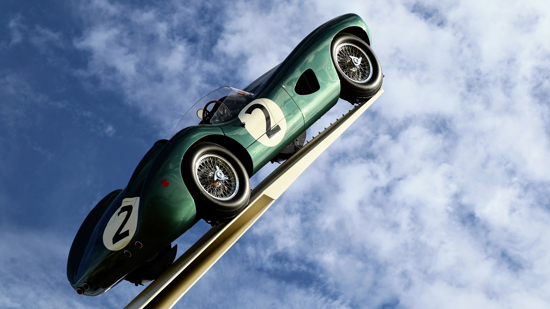 floating car sculpture at Goodwood Festival of Speed
